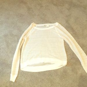 This is a white sparkle shirt